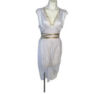 Spirt women’s goddess costume high low dress